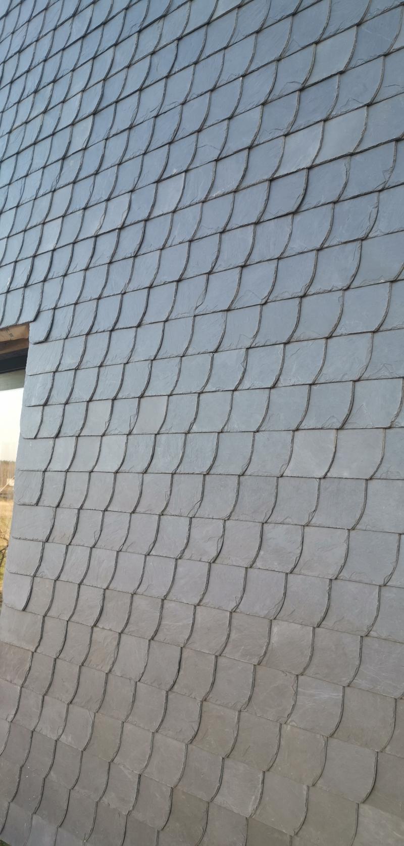 lupek dachowy na elewacje