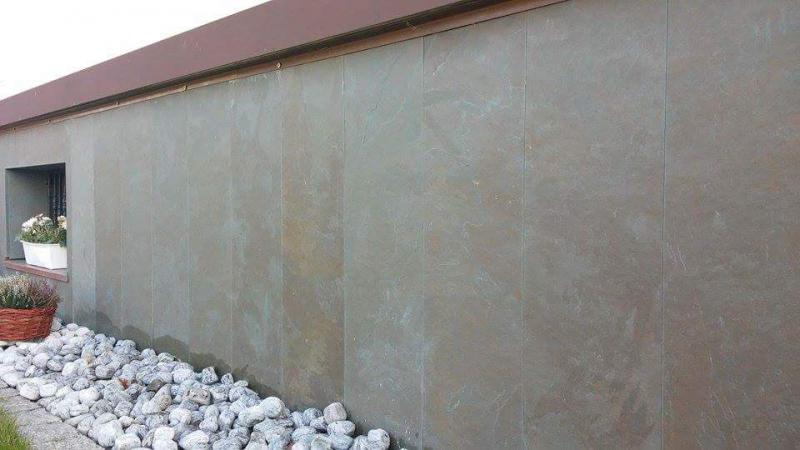 łupek cięty na elewacje